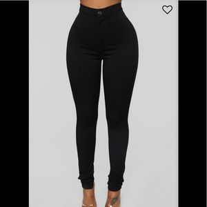 High Waisted Fashion Nova Skinny Jeans